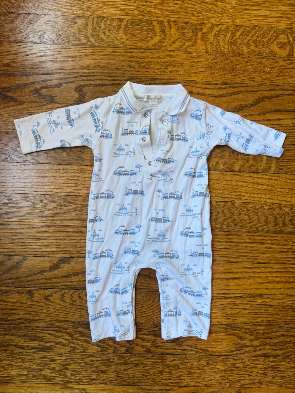 Kissy Kissy Train Print Play Outfit